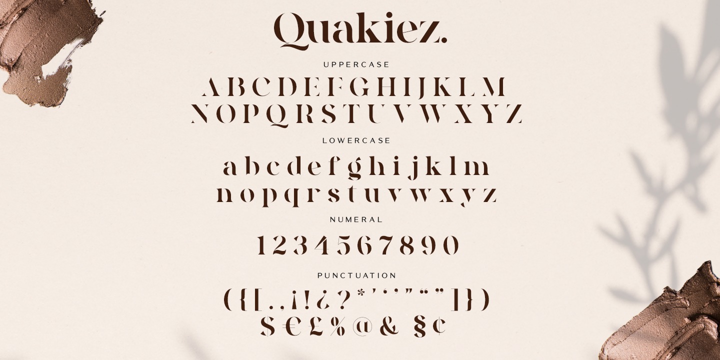 Quakiez Regular Font preview